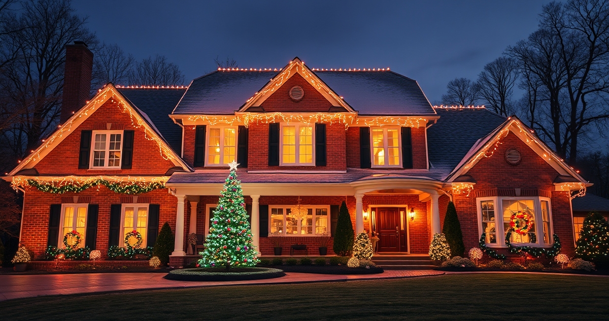 Holiday Lighting Hudson Valley NY: Historic Homes, Farmhouses & Estate Properties